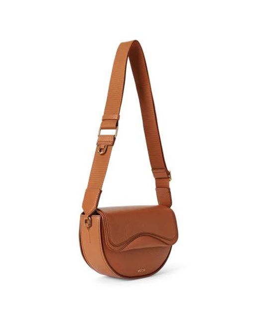 Ecco Brown Saddle Bag