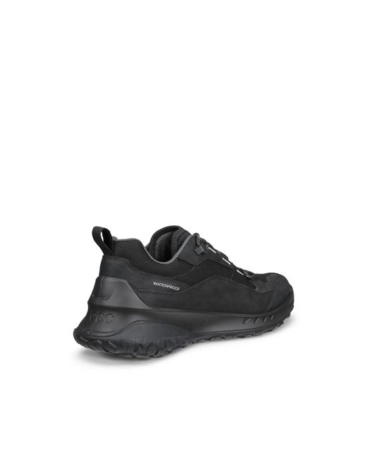 Ecco Black Ult-trn Waterproof Low Shoe Size for men