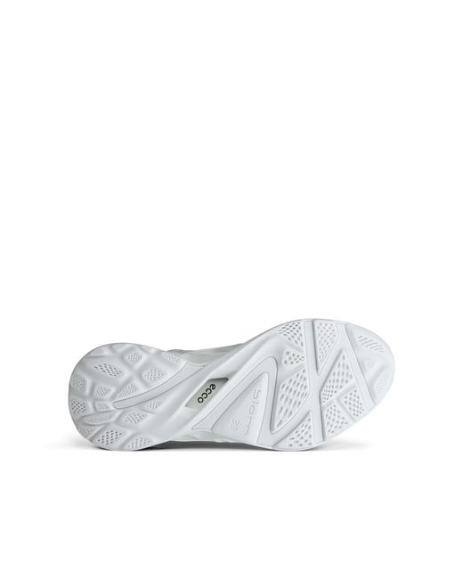 Ecco White Premium Leather BIOM Infinite Sneakers
