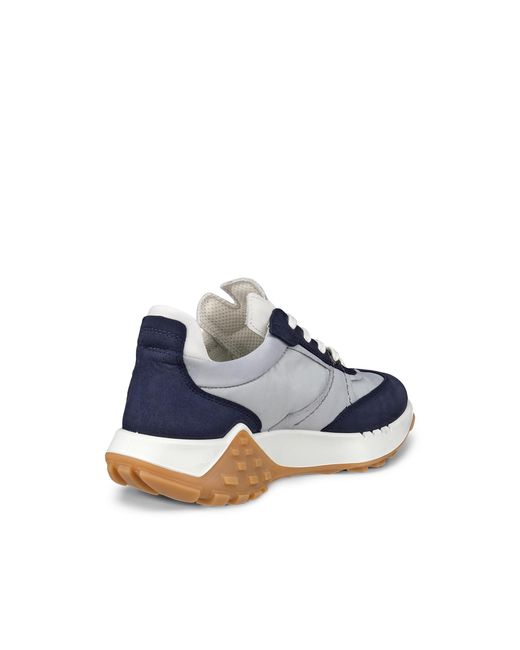 Ecco Blue Retro Sneaker