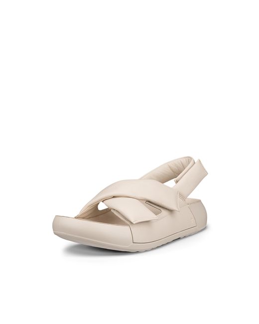 Ecco Natural Cozmo Platform Leather