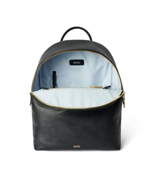 Ecco Black Round Pack Pebbled