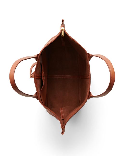 Ecco Brown Tote Go Light