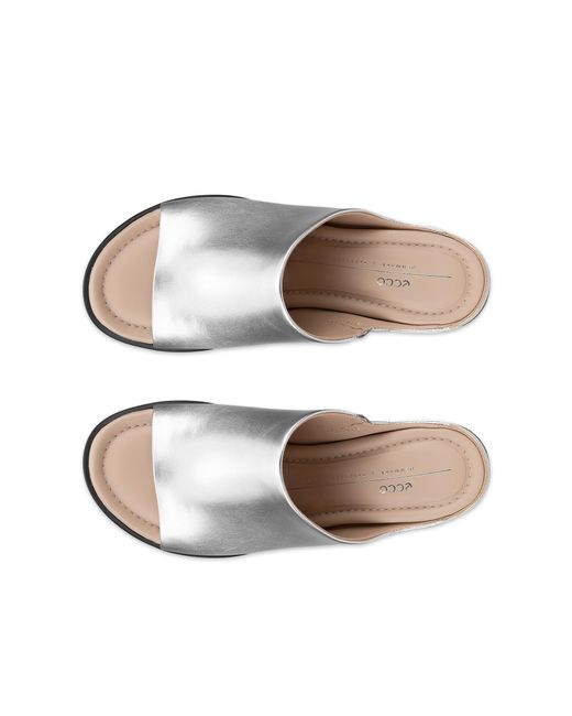 Ecco White Sculpted Sandal Lx 35