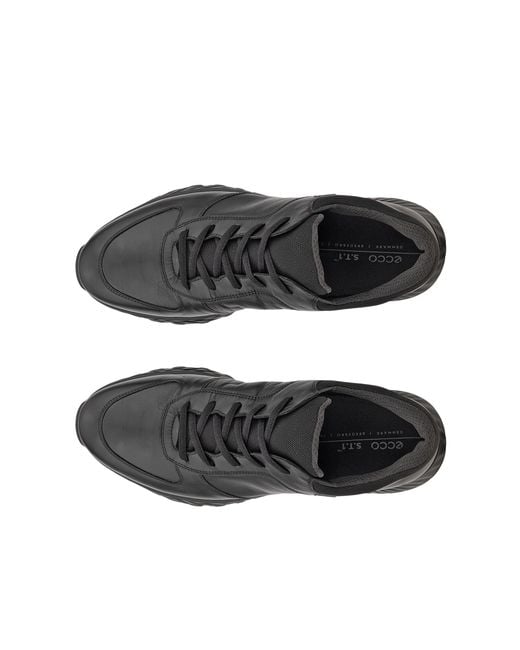 Ecco , Sportlicher Schnürschuh Exostride in Black für Herren