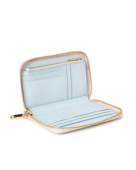 Ecco Pink Wallet Zipped
