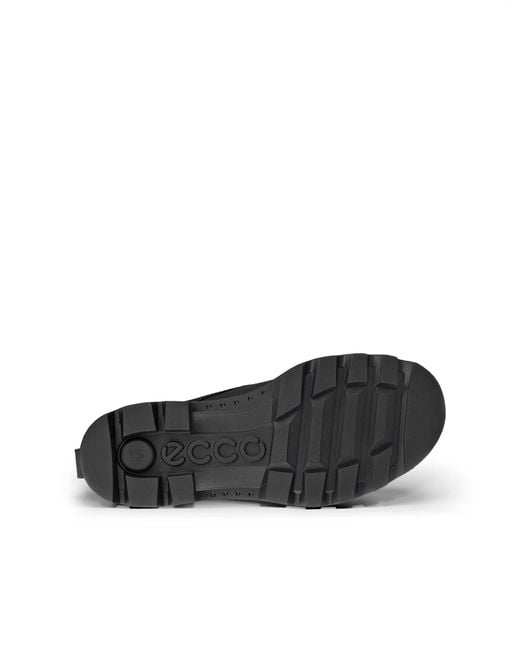 Ecco Black Grainer Waterproof Leather Boot Size