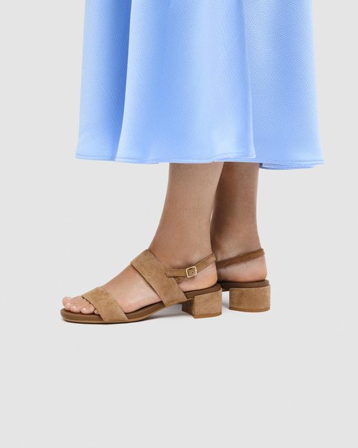 Ecco Brown Liva Sandal 35