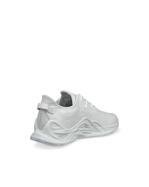 Ecco White Premium Leather BIOM Infinite Sneakers