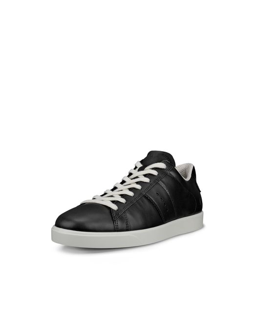 Ecco Black Street Lite Retro Sneaker Size