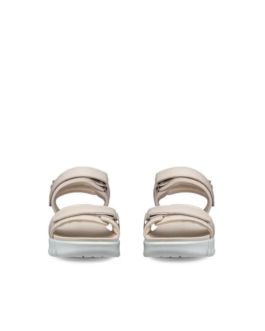 Ecco White Gruuv Sol Sandal