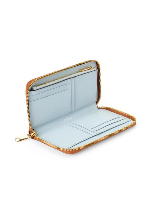Ecco White Wallet Zipped