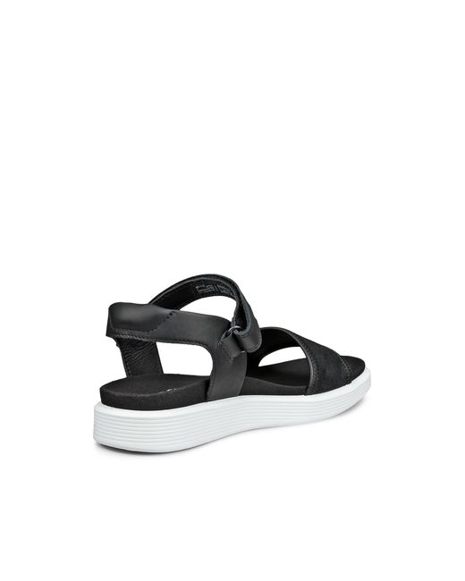 Ecco Black Soft Sandal