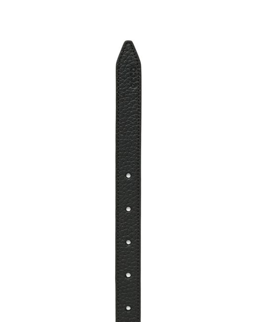 Ecco White Belts Pebble Leather