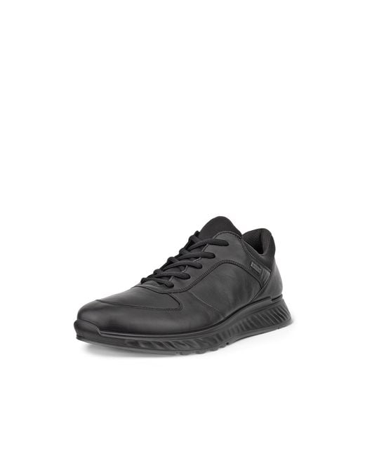 Ecco , Sportlicher Schnürschuh Exostride in Black für Herren