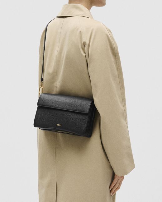 Ecco Black Pinch Bag L