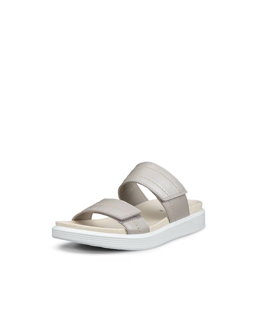 Ecco White Soft Sandal