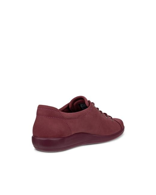 Ecco Purple Soft 2.0- Nubuck Walking Shoe