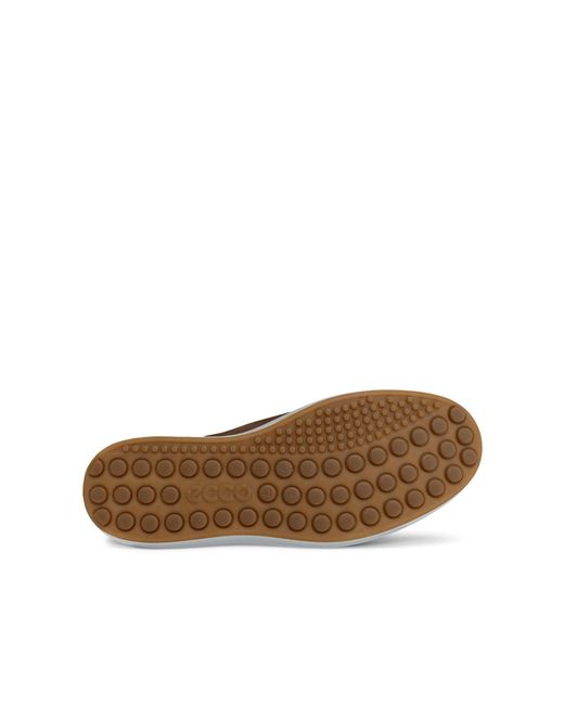 Ecco Brown Soft 7 M Easy Lace for men