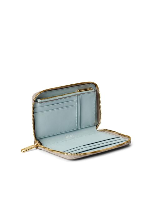 Ecco White Wallet Zipped