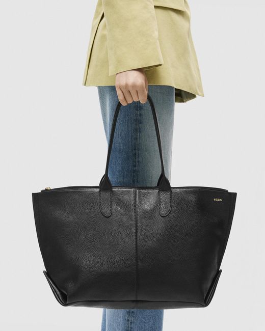 Ecco Black Tote Go Light