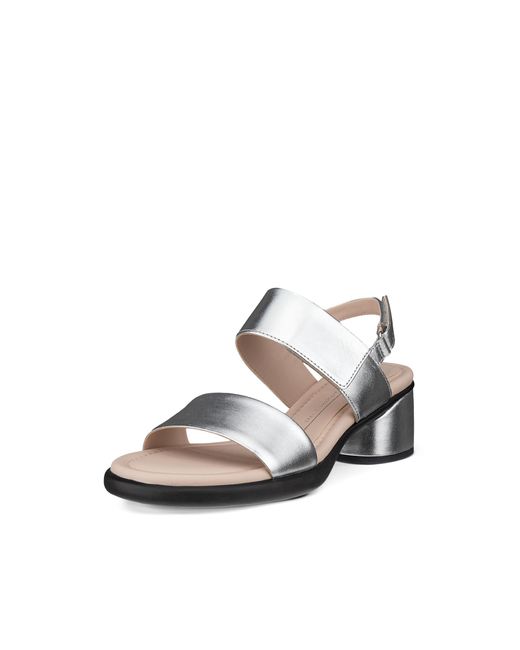 Ecco White Sculpted Sandal Lx 35