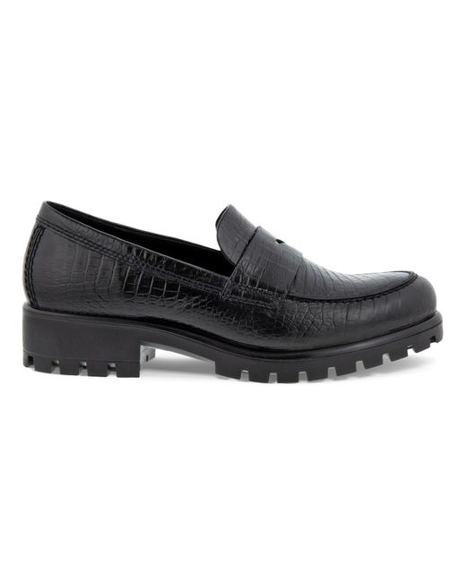 Ecco Modtray Penny Loafer Size in Black | Lyst