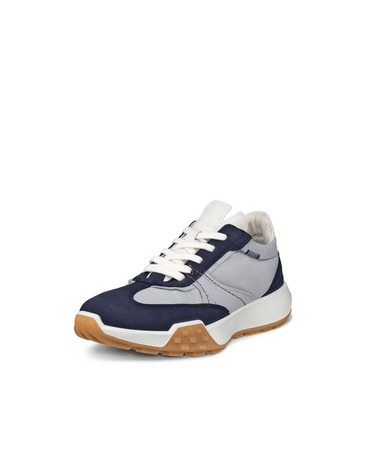 Ecco Blue Retro Sneaker