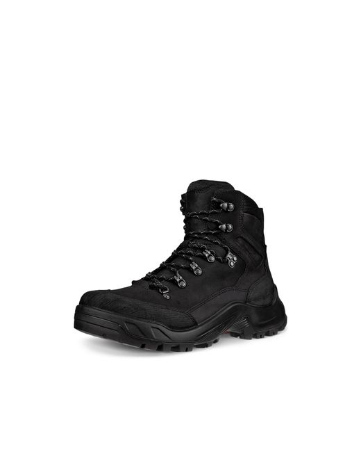 Ecco Black Offroad Mid-Cut Waterproof Walking Boots for men