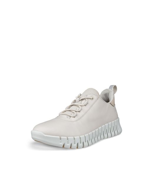 Ecco White Minimalist Sneakers With Flexible Sole