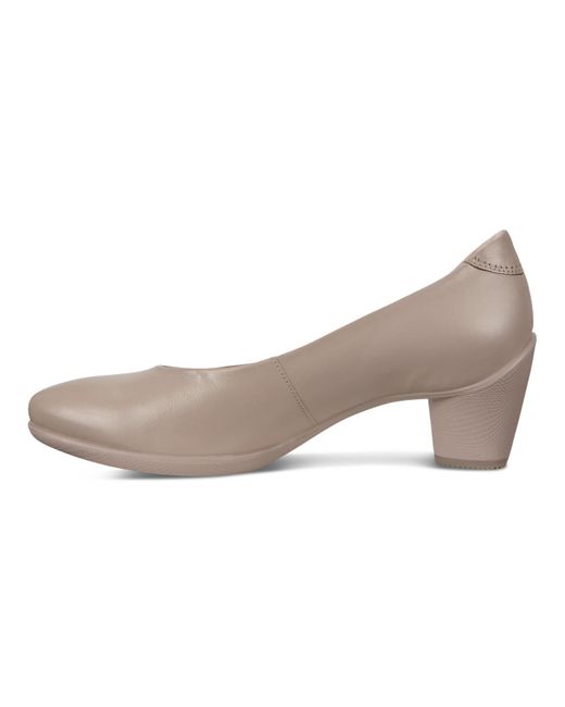 Ecco Sculptured 45 Plain Pumps in Grey | Lyst Canada