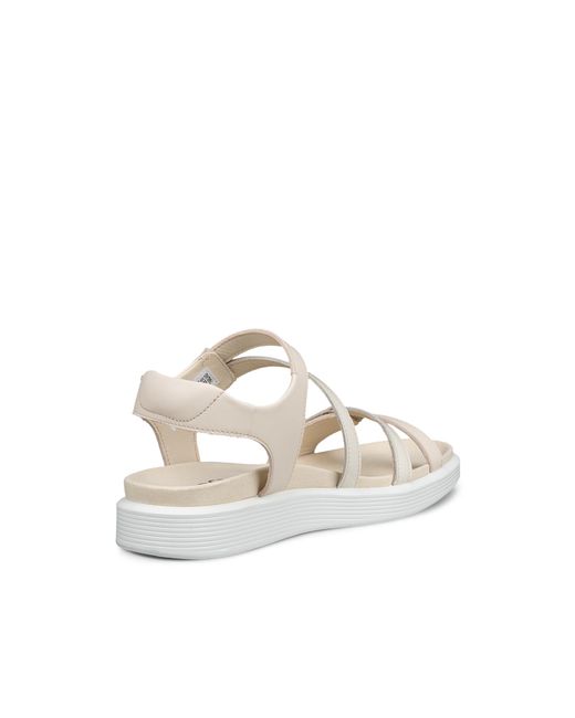 Ecco White Soft Sandal