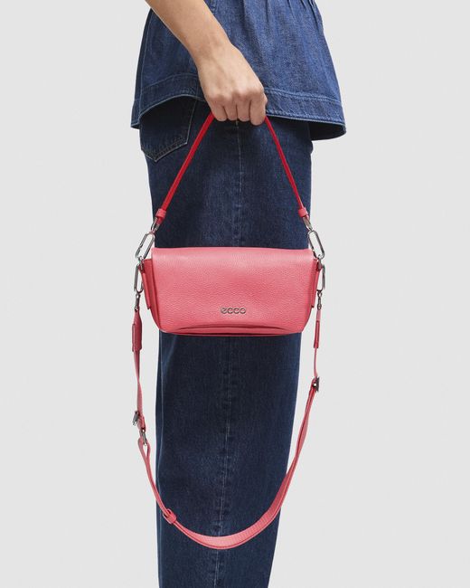 Ecco Pink Pinch Bag M