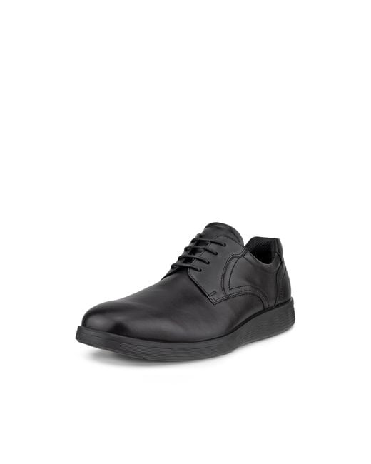 Ecco Black S. Lite Hybrid Derby Shoe