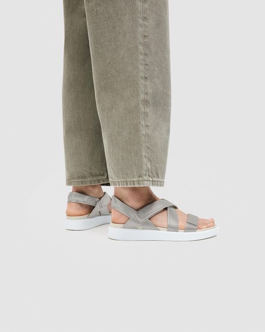 Ecco White Soft Sandal