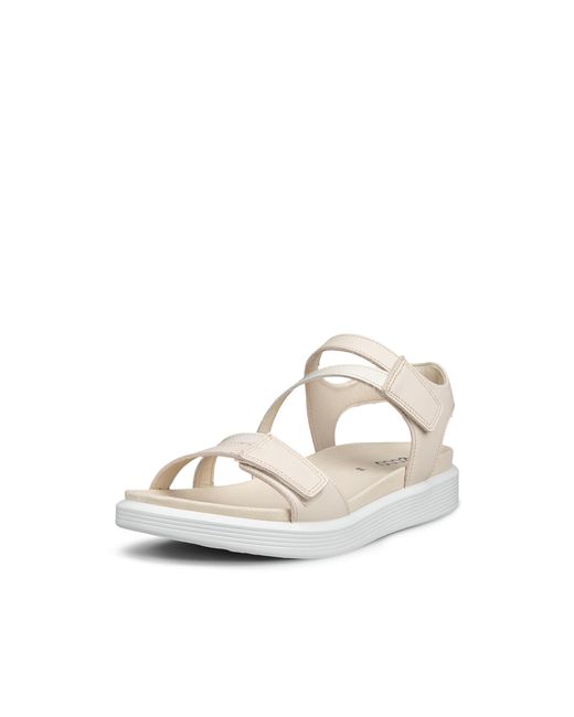 Ecco White Soft Sandal