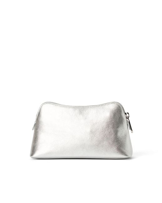 Ecco White Cosmetic Pouch