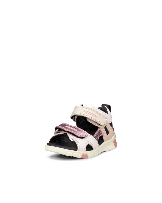 Ecco White Mini Stride Sandal
