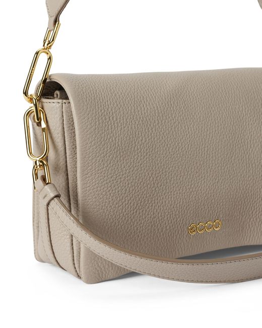 Ecco White Pinch Bag L