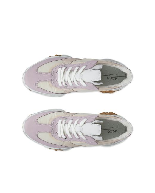 Ecco White Retro Sneaker