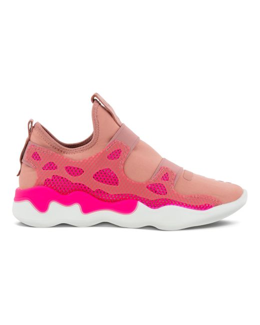ecco pink sneakers