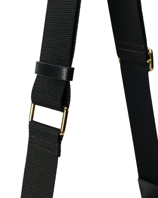 Ecco Black Essential Saddle Bag