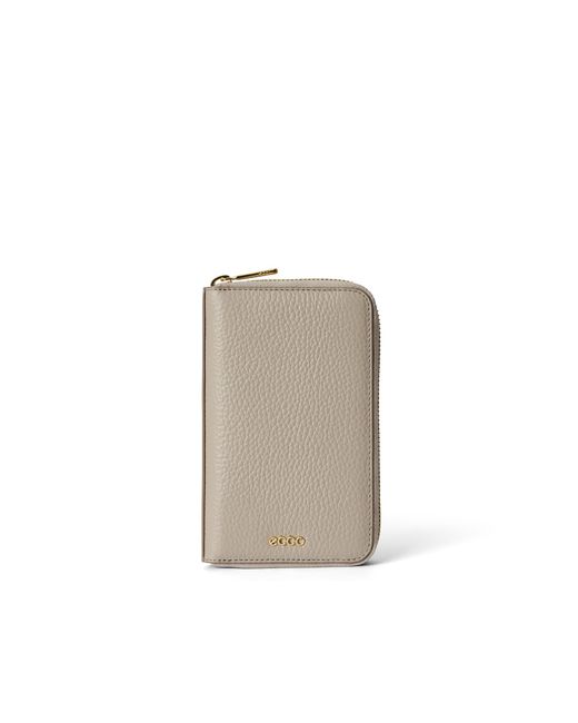 Ecco White Wallet Zipped