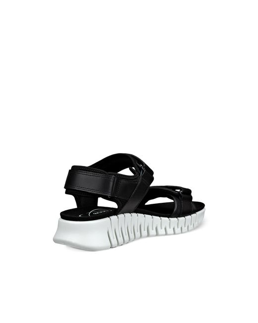 Ecco Black Gruuv Sol Sandal