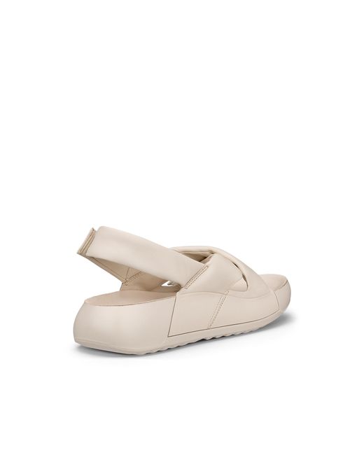Ecco Natural Cozmo Platform Leather