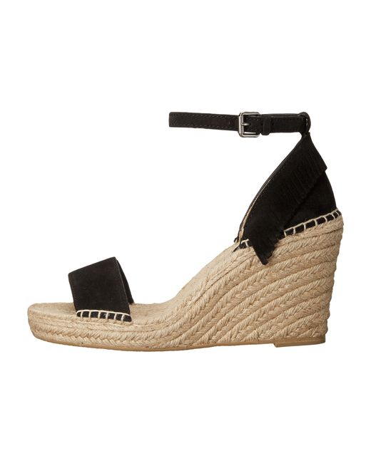 Frye Lila Feather Wedge in Black (Black Oiled Suede) - Save 20% | Lyst