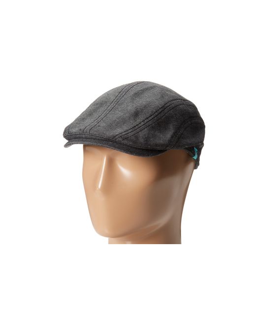 Original Penguin Black Kennedy Solid Driving Cap for men