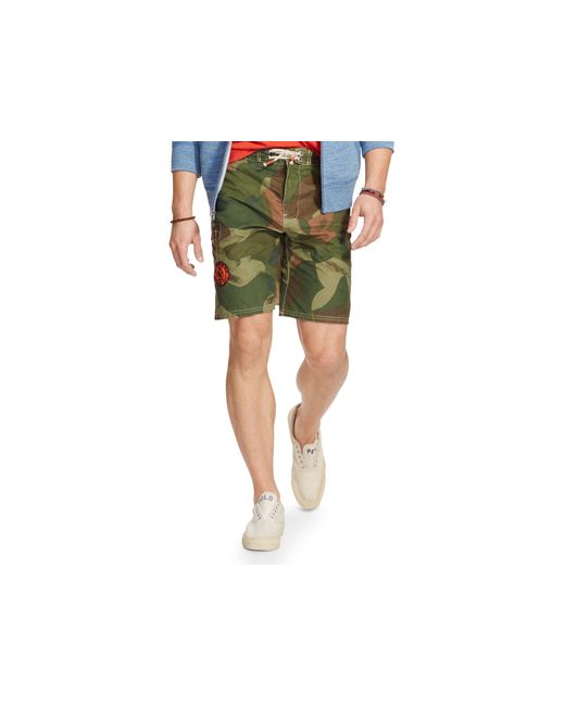 polo camo swim trunks