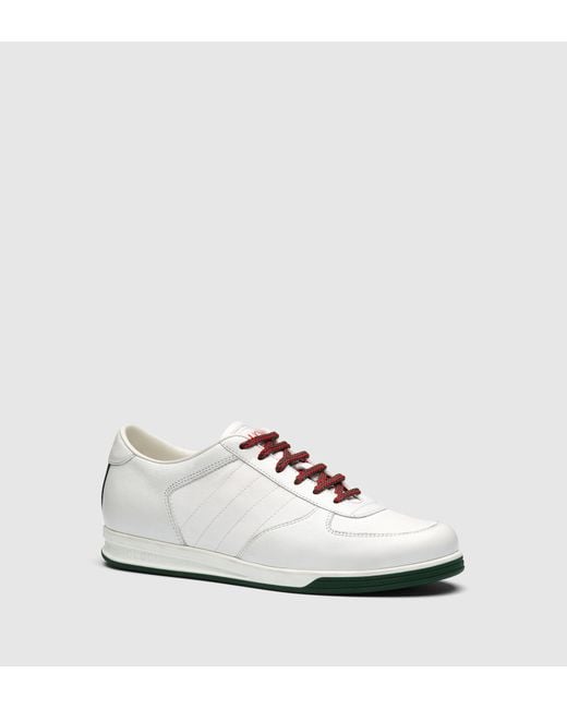 Gucci White 1984 Low Top Sneaker In Leather
