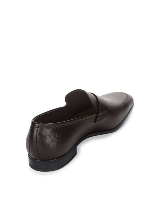 prada saffiano loafer prada saffiano leather loafer in brown for cafe prada saffiano loafer prada saffiano leather loafer in brown for cafe